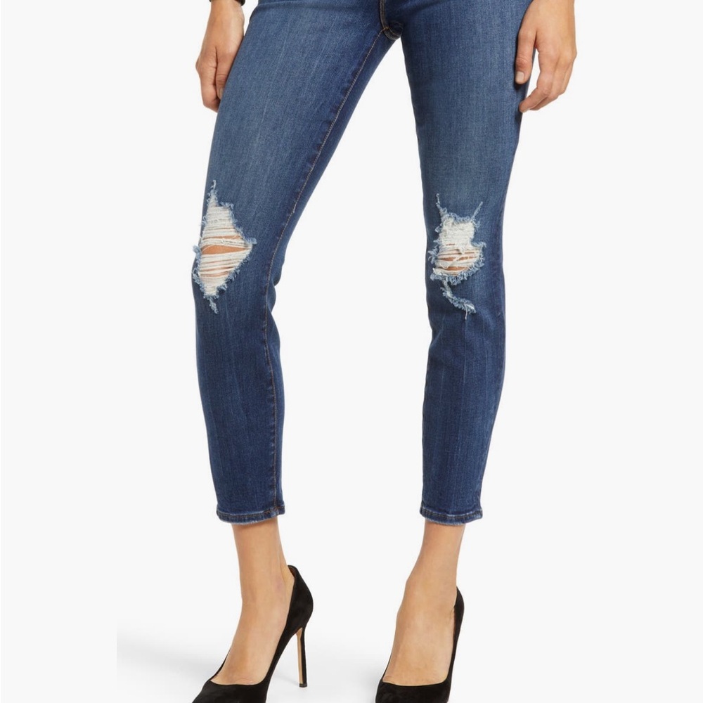 Good American Good Legs crop skinny jeans